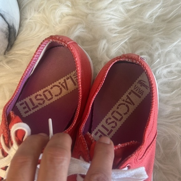 Lacoste Ramer Coral Lace Up Fashion Woman’s Trainers Sneaker Size 7 - Picture 8 of 13